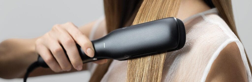 air hair straightener with airflow technology no heat damage styling tool wet to dry hair 2026